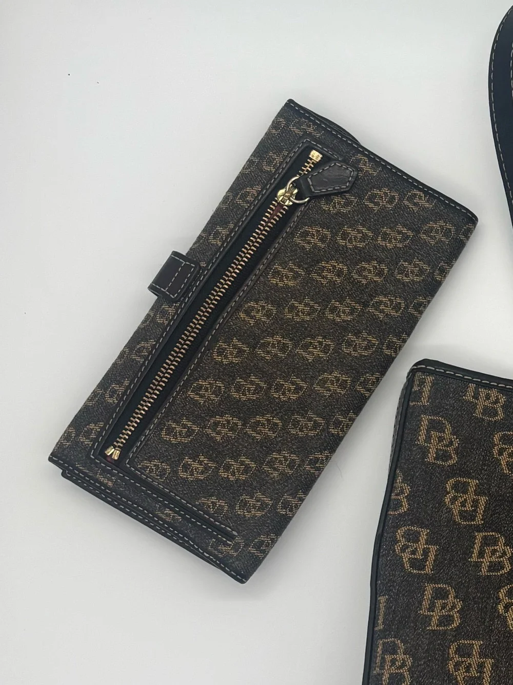 Dooney & Bourke Brown Signature Tote with Wallet